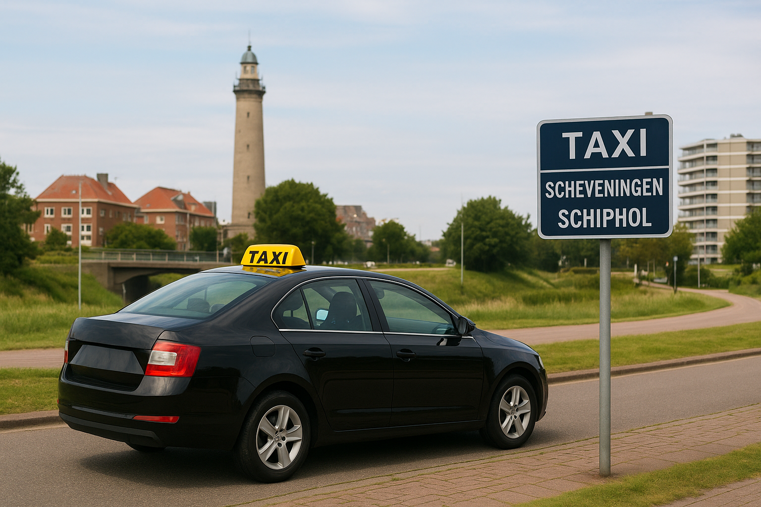 Foto bij Taxi Scheveningen Schiphol: comfortabel en zonder verrassingen
